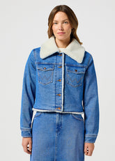 Damska Kurtka Wrangler Sherpa Jacket Once Loved 112356629 W41N017501